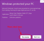 Windows protected your PC Step 2